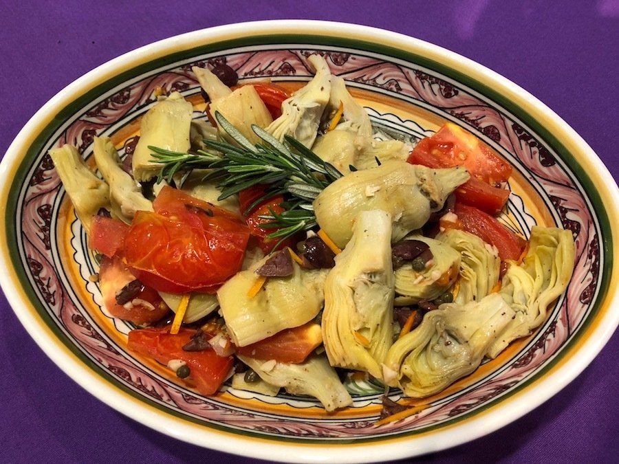 Roasted Artichoke Hearts Provencal